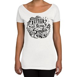 Damen T-Shirt - U-Boot-Ausschnitt - Dirndl? Ich bin zum...