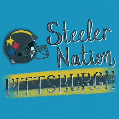 Damen T-Shirt - Steeler Nation - Pittsburgh