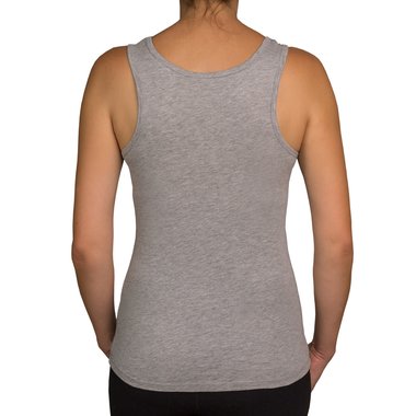 Damen Tank Top - Mei Dirndl is in da Wsch weiss-schwarz XXL