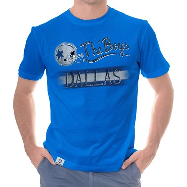 Herren T-Shirt - The Boys - Dallas royalblau-grau S