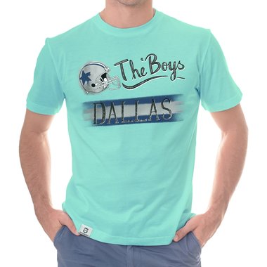 Herren T-Shirt - The Boys - Dallas royalblau-grau S