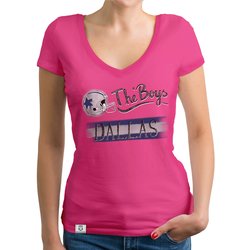 Damen T-Shirt V-Ausschnitt - The Boys - Dallas