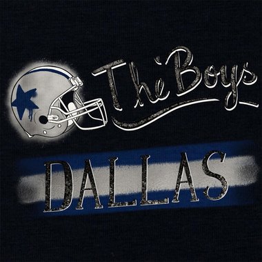 Damen T-Shirt V-Ausschnitt - The Boys - Dallas gelb-grau XXL