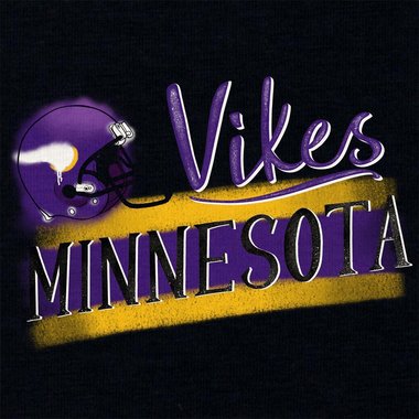 Damen T-Shirt V-Ausschnitt - Vikes - Minnesota