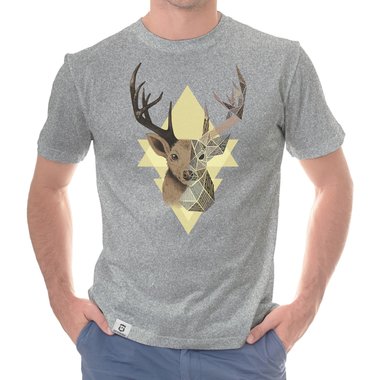 Herren T-Shirt - Hirsch Grafikstyle