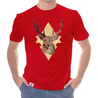 Herren T-Shirt - Hirsch Grafikstyle