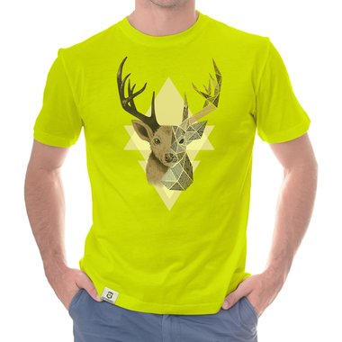 Herren T-Shirt - Hirsch Grafikstyle