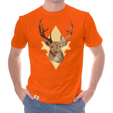 Herren T-Shirt - Hirsch Grafikstyle
