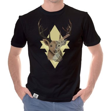 Herren T-Shirt - Hirsch Grafikstyle