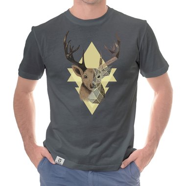 Herren T-Shirt - Hirsch Grafikstyle