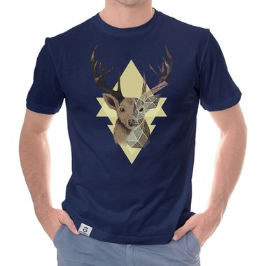 Herren T-Shirt - Hirsch Grafikstyle