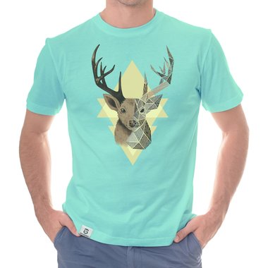 Herren T-Shirt - Hirsch Grafikstyle