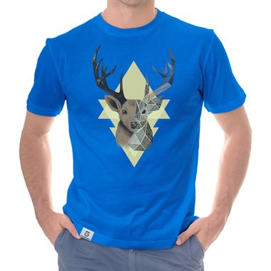 Herren T-Shirt - Hirsch Grafikstyle