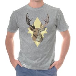 Herren T-Shirt - Hirsch Grafikstyle