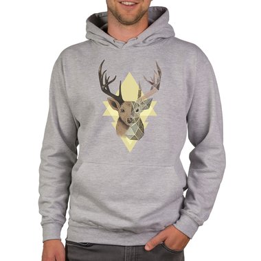 Herren Hoodie - Hirsch Grafikstyle