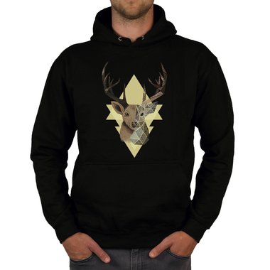 Herren Hoodie - Hirsch Grafikstyle