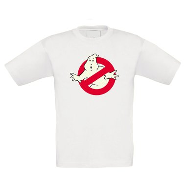 Kinder T-Shirt - Glow - Ghost Busters weiss-glow 152-164