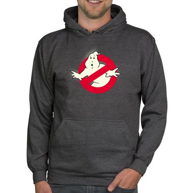 Herren Hoodie - Glow - Ghost Busters schwarz-glow 5XL
