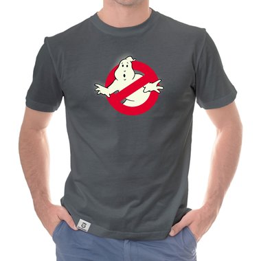 Herren T-Shirt - Ghost Busters - Glow dunkelblau-glow S