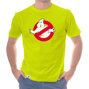 Herren T-Shirt - Ghost Busters - Glow dunkelblau-glow S