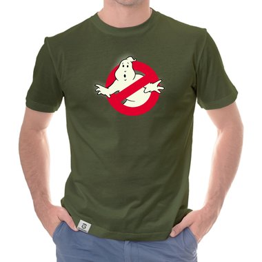 Herren T-Shirt - Ghost Busters - Glow dunkelblau-glow S