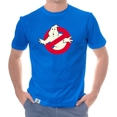 Herren T-Shirt - Ghost Busters - Glow dunkelblau-glow S