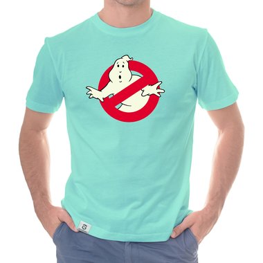Herren T-Shirt - Ghost Busters - Glow dunkelblau-glow S