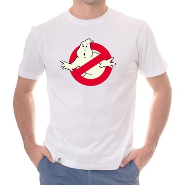 Herren T-Shirt - Ghost Busters - Glow dunkelblau-glow S