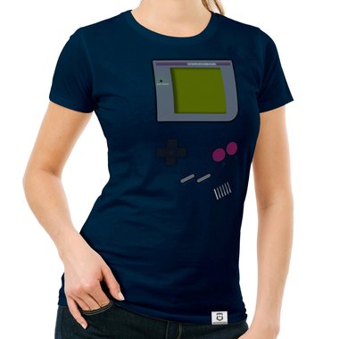 Damen T-Shirt - Gaming Classic gelb-grau XXL