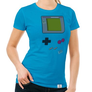 Damen T-Shirt - Gaming Classic gelb-grau XXL
