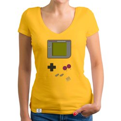 Damen T-Shirt V-Ausschnitt - Gaming Classic