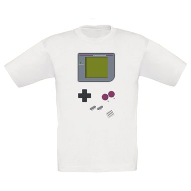 Kinder T-Shirt - Gaming Classic royalblau-grau 152-164