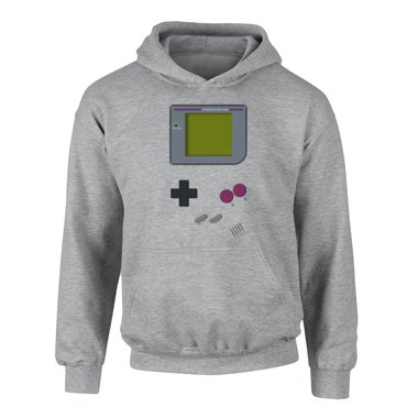 Kinder Hoodie - Gaming Classic fuchsia-grau 152-158