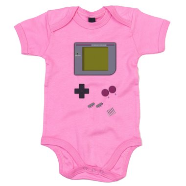 Baby Body - Gaming Classic rosa-grau 68-80