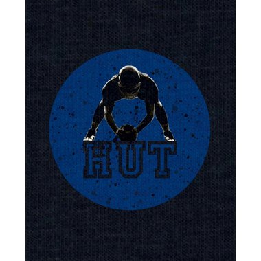 Damen T-Shirt - Football - Hut dunkelblau-blau S