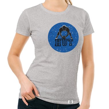 Damen T-Shirt - Football - Hut dunkelblau-blau S