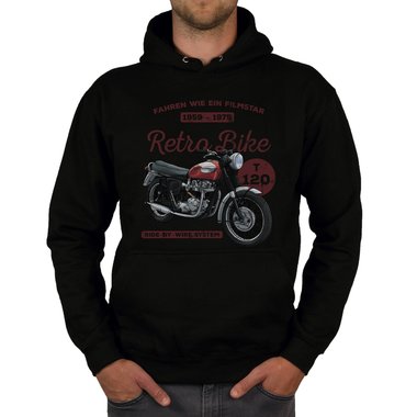 Herren Hoodie - Retro Bike