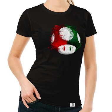 Damen T-Shirt - Super Mario - Pilz