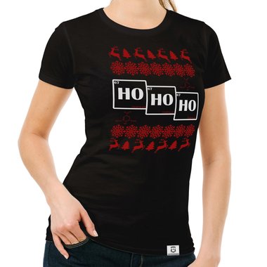 Damen T-Shirt - HO HO HO