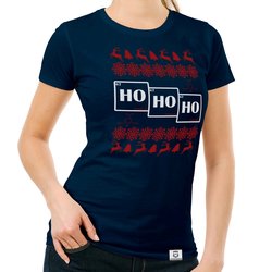 Damen T-Shirt - HO HO HO