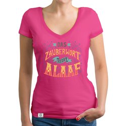 Damen T-Shirt V-Ausschnitt - Zauberwort Alaaf