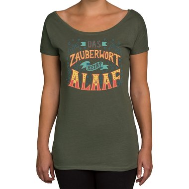 Damen T-Shirt U-Boot-Ausschnitt - Zauberwort Alaaf