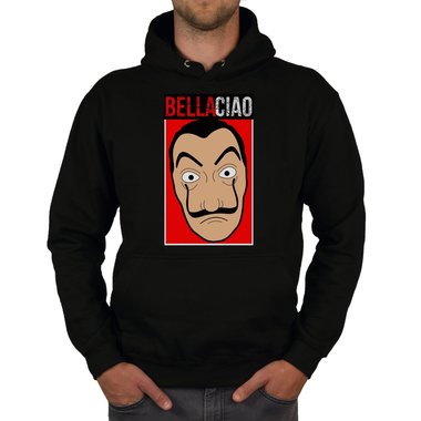 Herren Hoodie - Bella Ciao schwarz-rot 5XL