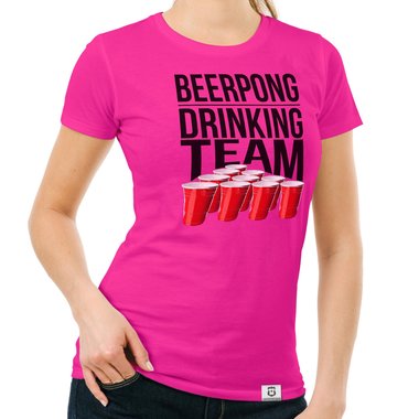 Damen T-Shirt - Beerpong Drinking Team