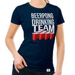Damen T-Shirt - Beerpong Drinking Team