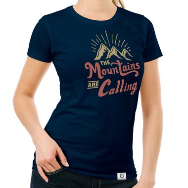 Damen T-Shirt - Mountains are calling