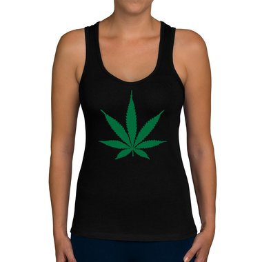 Damen Tank Top - Hanfblatt
