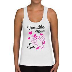 Damen Tank Top - Verrckte Hhner on Tour