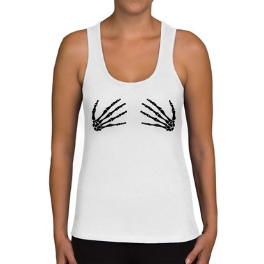Damen Tank Top - Skelett Hnde