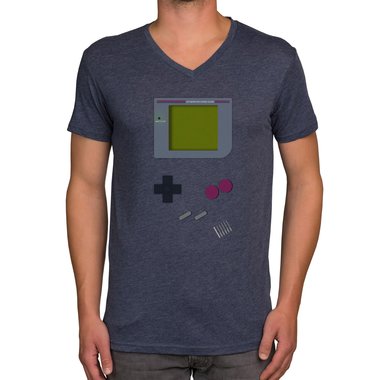 Herren T-Shirt - V-Ausschnitt - Gaming Classic